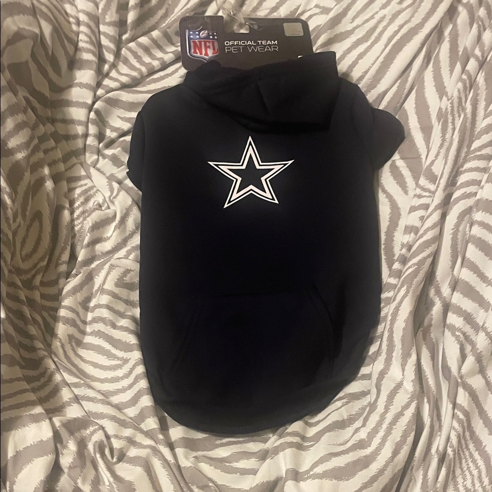 NFL Dallas Cowboys Dogs Hoodie Size: L